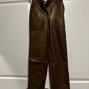 Wilfred free Brown Leather Pants